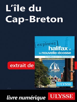 cover image of L'île du Cap-Breton